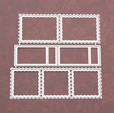 Stamp Rectangle Frame Metal Cutting Stencil For Paper Card Scrapbooking Dies • £3.69