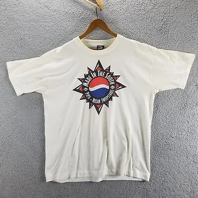 Vintage 90s Pepsi Mens XL Made In The South Nissan Promo T-Shirt X Large • $47.93
