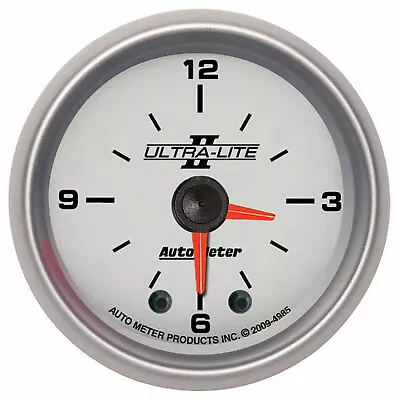 Auto Meter 4985 Clock 2-1/16  12 Hour Analog • $130.94