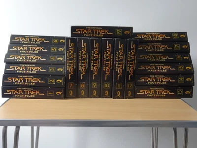 £49.99 • Buy The Official Star Trek Fact Files Complete Set - 19 Binders Volumes 304 Issues