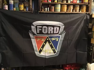 Ford Vintage Logo Mainline Customline Flag • $30