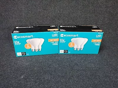 (Lot Of 6) NEW Ecosmart Soft White Dimmable BR30 LED Bulb 65W 1002813185 • $22.99