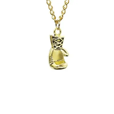 £3.99 • Buy Silver Gold Boxing Glove Pendant Hip Hop Chain Men Women Boys Fashion Necklace