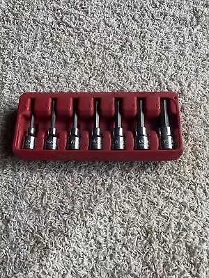 MAC Tools SXMA7PT 7 Piece 3/8  Drive Metric Chrome Hex / Allen Driver Socket Set • $68