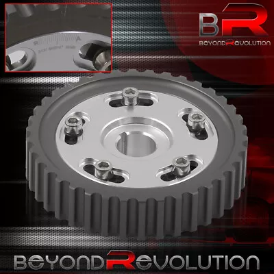 For CRX Del Sol Civic Adjustable Timing Motor Cam Gear Shaft Wheel Sprocket SILV • $31.99