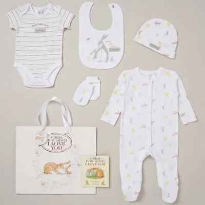 Baby Clothing Gift Set 7 Piece Layette Guess How Much I Love You Unisex ~ Abg • £21.95