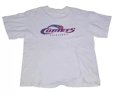 Vintage Houston Comets White  Basketball  Is Beautiful  Tee Shirt Size XL • $25