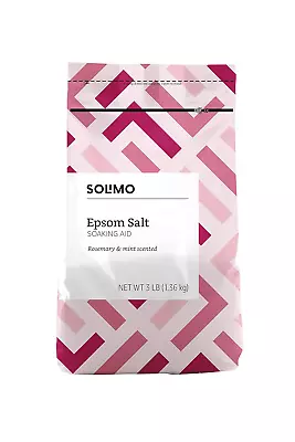 Amazon Brand -  Epsom Salt Soaking Aid Rosemary & Mint Scent 3 Pound (Pack Of  • $7.63