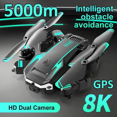 New Drone 8K GPS 5G 5000M Professional HD Four-Rotor Helicopter RC Distance • $18.04