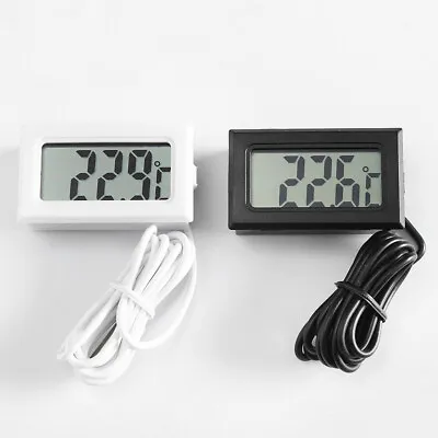 £3.15 • Buy Fish Tank Water Thermometer Digital LCD Aquarium Temperature Fridge Freezer UK