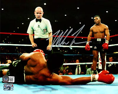 Mike Tyson Autographed Signed 8x10 Photo Beckett Bas Stock #206510 • $79