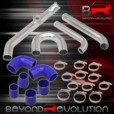 For 1989-1997 Mirage 1.5 4G15 Turbo Intercooler Pipe Kit Polish + Silicone Hoses • $46.99