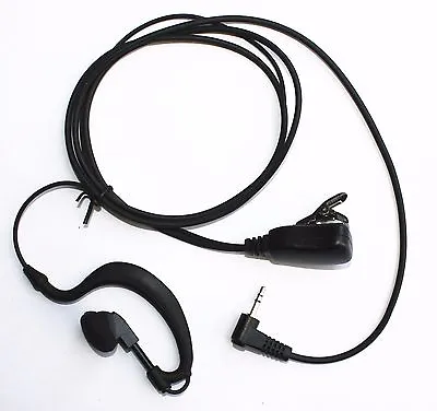 G Shape Earhook With PTT 2.5mm Single Pin For Talkabout 280 HYT TC320 PD362 M341 • $6.50