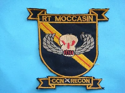 VIETNAM WAR PATCH US 5th SF Grp MACV SOG RT MOCCASIN CCN • $10.88