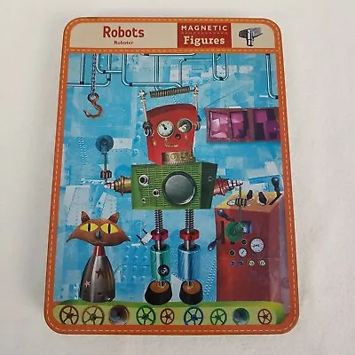 Robots Magnetic Figures By Mudpuppy Press Staff Ages 6+Car Packable Self Play  • $24.58