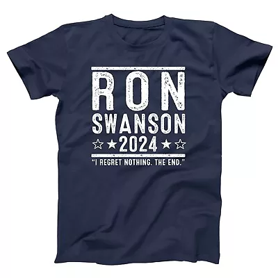 Ron Swanson 2024 Election - Funny Movie Anchorman News Humor Unisex  T-Shirt • $24.98