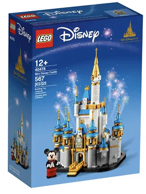 $59.90 • Buy LEGO 40478 Mini Disney Castle Disney World 50th Anniversary - 567pcs New Sealed!