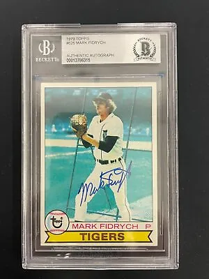 Mark Fidrych 1979 Topps #625  - Bgs Authentic Auto - Detroit Tigers - *6967 • $119.99