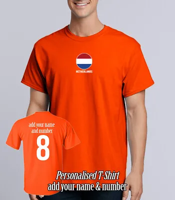 £9.29 • Buy Netherlands T-Shirt Retro Men's Womens Fancy Dress Dutch Supporters Team Holland