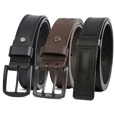 Kolossus Leather Belt For Men Top Grain Leather Cinturon De Cuero • $27.95