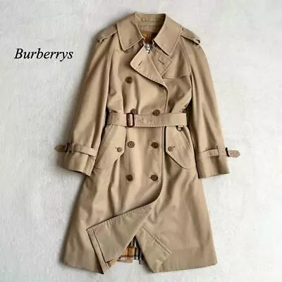 Burberry's Trench Coat With Liner And Belt Vintage Authentic From Japan • $262.47