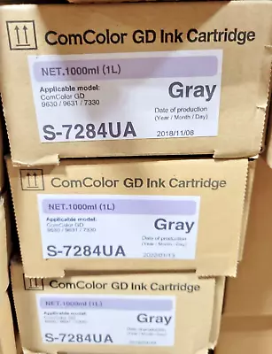 Riso ComColor GD S-7284UA Gray Ink Yield 64500 Genuine! • $200