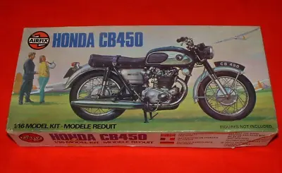 £79.99 • Buy Airfix – 1:16 Honda CB450 Motorcycle Model Kit – Vintage 1977 Motorbike