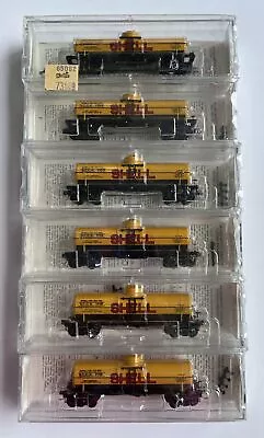 Set Of 6 N Scale Shell Tank Car Micro Trains NOS • $115.50