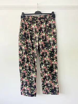 Lazy Oaf Unisex Floral Pants Trousers Mens Womens Size W34 • £50