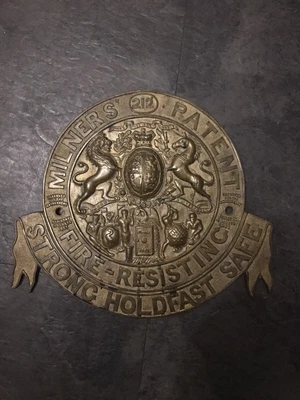 £50 • Buy Antique Safe Plaque 