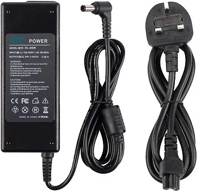 DTK 24V 4A 96W Charger Power Supply UK Mains AC 90-240V To DC 24V Adapter • £19.29