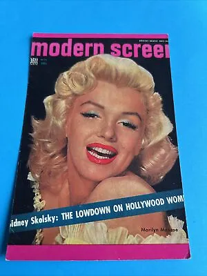 Marilyn Monroe Postcard Modern Screen Magazine Printed Canada • $5.99