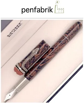 MONTBLANC - Heritage Rouge & Serpent Marble - FOUNTAIN PEN - 119852 - New • $1140