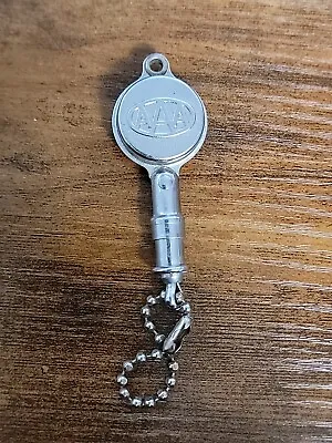 Vintage AAA Motor Club Metal Coin Holder Keychain Great Condition • $11.05