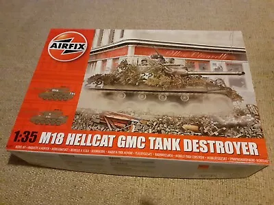 Airfix M18 Hellcat GMC Tank Destroyer 1:35 Scale Model Tank Kit A1371. • £20