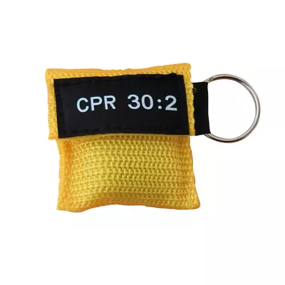 50 XFirst Aid Resuscitation CPR Life Key CPR Face Shield Key-ring Mouth To Mouth • £38.35