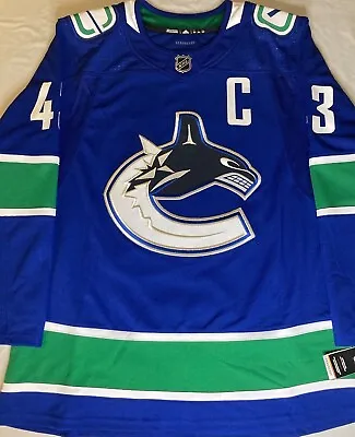 Vancouver Canucks-#43 Quinn Hughes Authentic Adidas NWT  Jersey Size 50 • $150