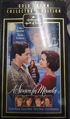 A Season For Miracles HALLMARK Hall Of FAME VHS 1999 Carla Gugino/David Conrad • $5.49