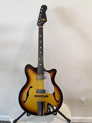 1960's Kent 551 Americana MIJ Semi-Hollowbody Guitar Sunburst W/ Case • $295