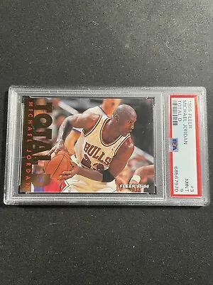 1995 Fleer Total D #3 Michael Jordan HOF PSA 9 MINT • $64.99