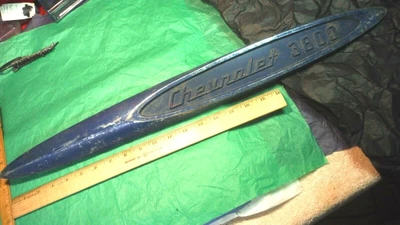 $174.99 • Buy BL15 Chevrolet 3800 Hood Side Emblem Vintage 1957 #3733323 3800 PICKUP TRUCK