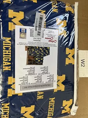 College Covers Everything Comfy Michigan Wolverines Full Sized 4 Piece Sheet ... • $79.99