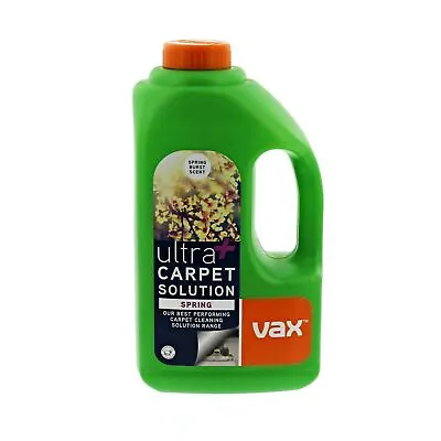 Vax Ultra+ Spring Deep Clean Upholstery Carpet Cleaning Solution 1.5L • £14.99