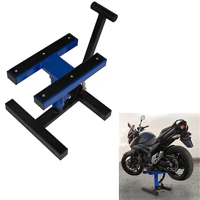 Motorcycle Stand Adjustable Jack Lift Hoist Table Off Road Dirt Bike ATV Repair • $54.99