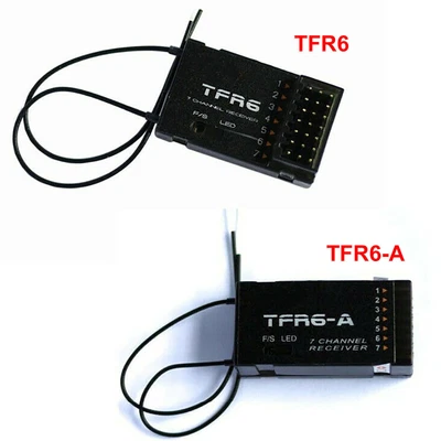 $39.98 • Buy For Futaba FASST FrSky TF Module TFR6 TFR6-A 7 Channel 2.4G Receiver Compatible