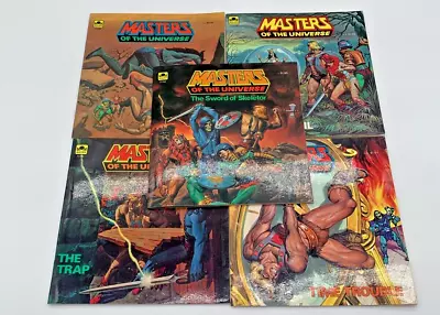 Vintage Masters Of The Universe Golden Books Lot Of 5 He-Man Skeletor 80s 1980s • $46.95