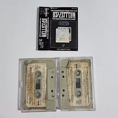 LED ZEPPELIN - 'The Song Remains The Same' 2x Cassette Tape Album AUST. PRESSING • $12.74