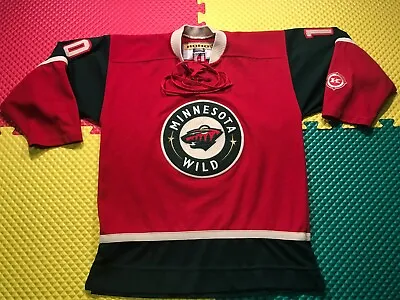 Marion Gaborik Minnesota Wild #10 Koho Hockey Jersey Youth Size L/XL Made Canada • $39.99
