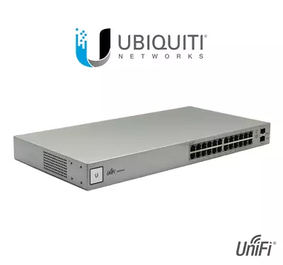 Ubiquiti Networks UniFi US-24-G1 24 X GB RJ45 + 2x GB SFP Managed Gigabit Switch • £127.49