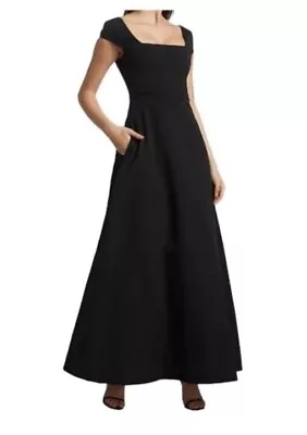 STAUD Black Lotus Dress Size 10 BNWT • $100